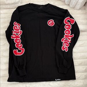 UsedCookies Black Long Sleeve Shirt